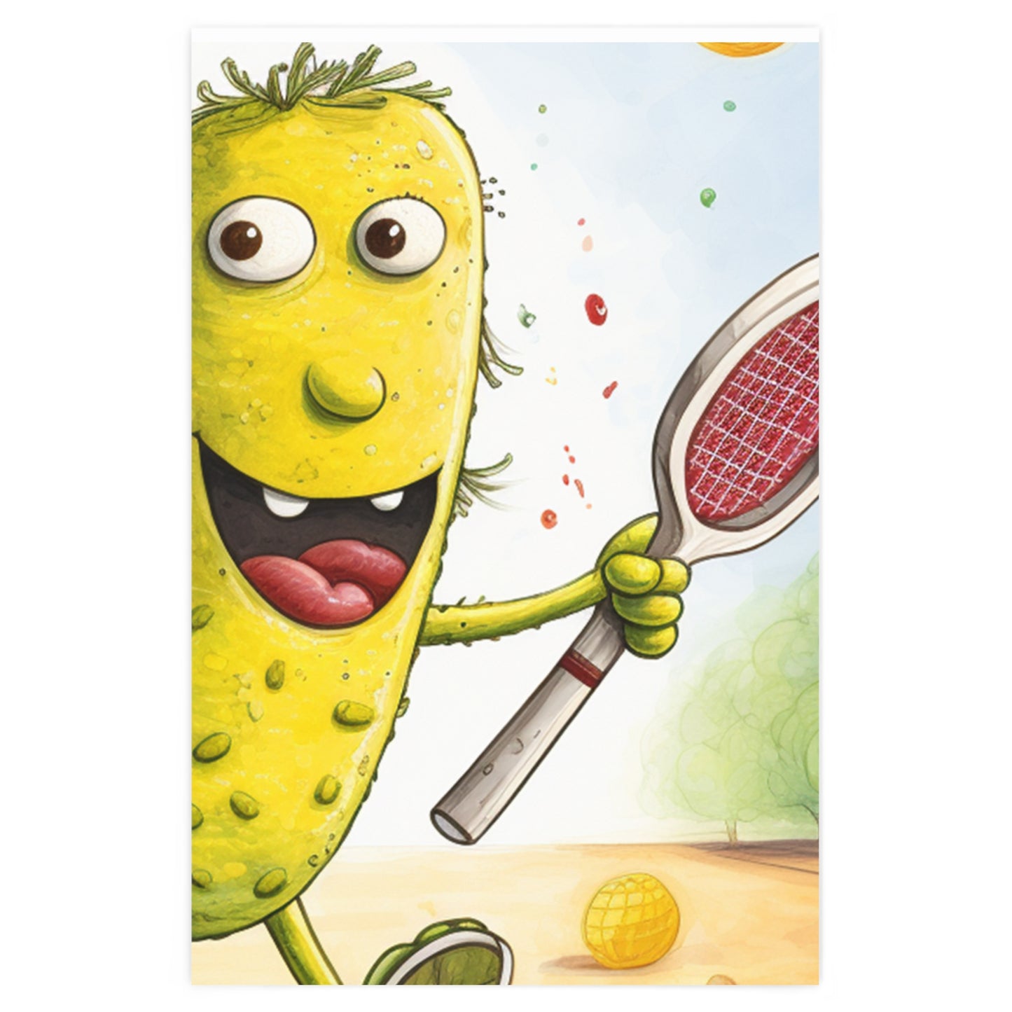 Pickleball Play: Juego de acción Pickle Sport, Fast Dink Ball - Papel de regalo 