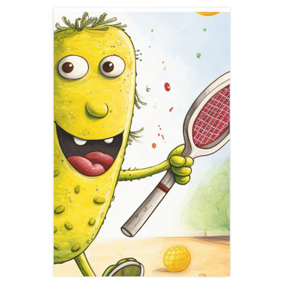 Pickleball Play: Pickle Sport Action Game, Fast Dink Ball - Wrapping Paper