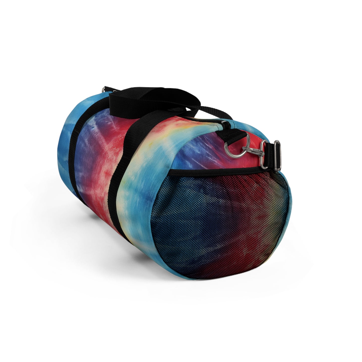 Rainbow Tie-Dye Denim: Espectáculo de diseño de tela multicolor vibrante - Bolsa de lona 