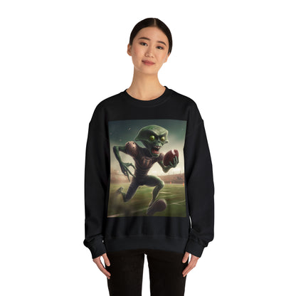 Alien Football Space Sport Game Stadium Athlete Galaxy Player - Unisex Heavy Blend™ Crewneck Sweatshirt