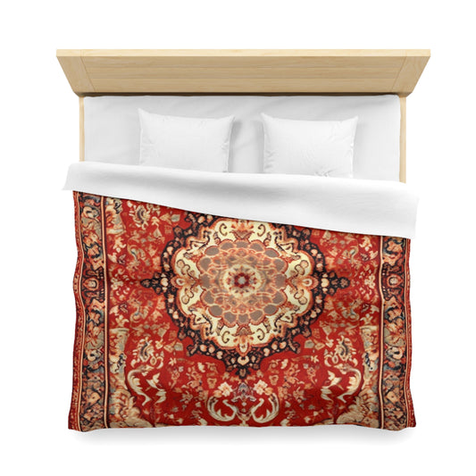 Chic Lightweight Microfiber Duvet Cover Oriental Inspired Design, Multiple Sizes