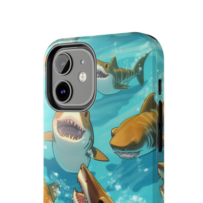 Tiger Shark: Ocean Marine Wildlife - Underwater - Tough Phone Cases