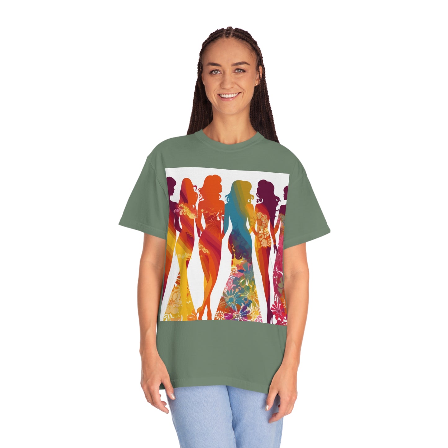 Bride Tribe Bachelorette Bash - Bold & Bright Design - Unisex Garment-Dyed T-shirt