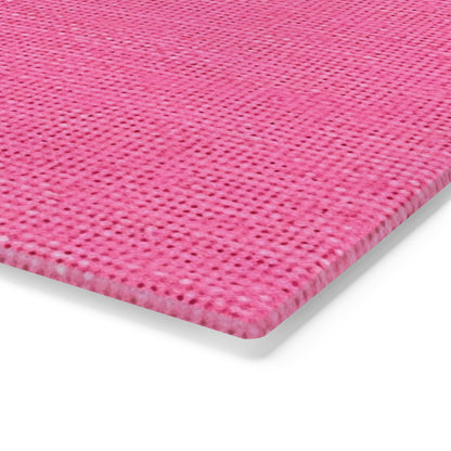 Doll-Like Pink Denim Designer Fabric Style - Cutting Board