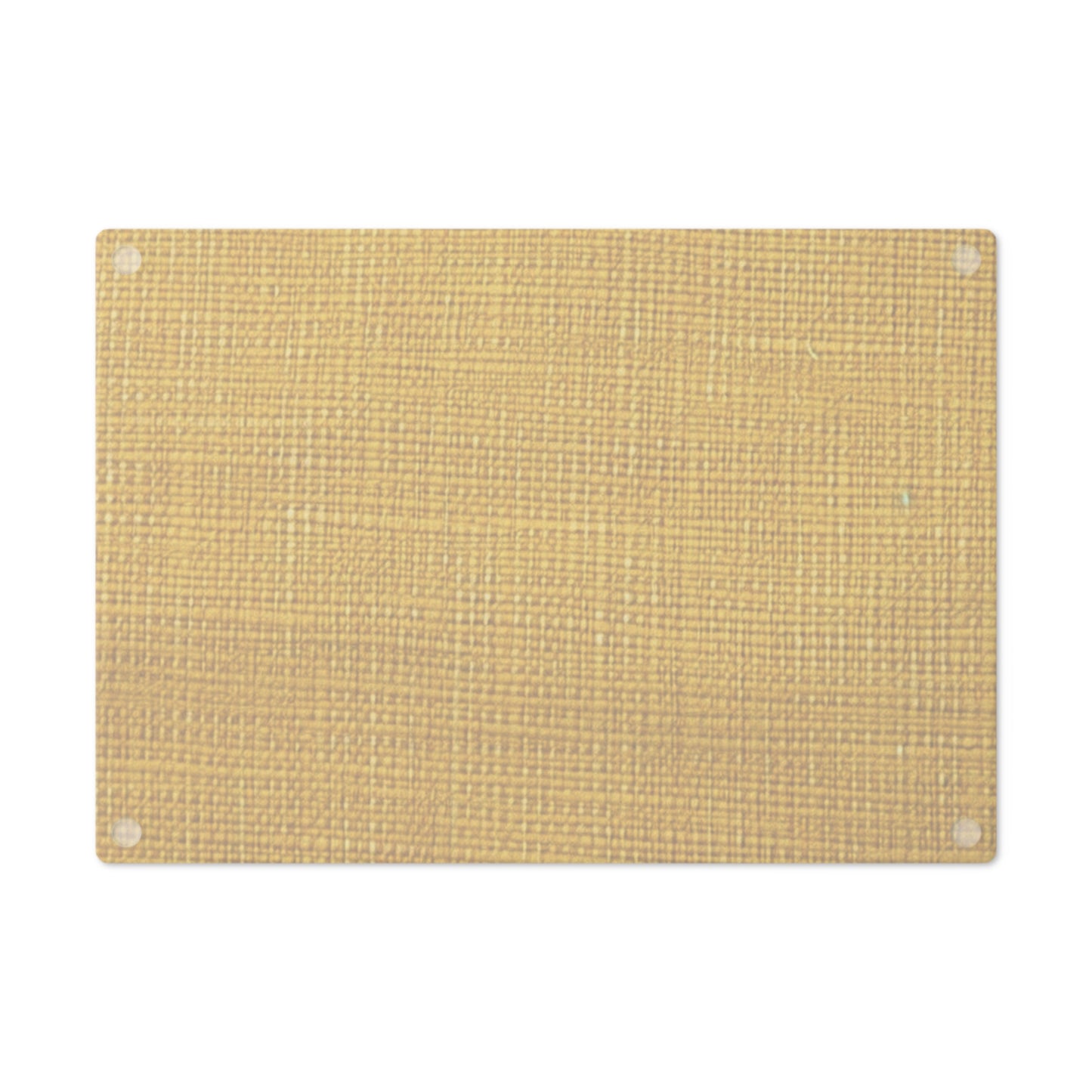 Radiant Sunny Yellow: Denim-Inspired Summer Fabric - Cutting Board