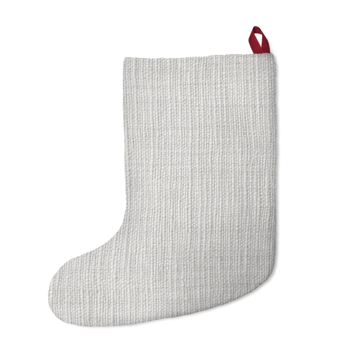 Chic White Denim-Style Fabric, Luxurious & Stylish Material - Christmas Stockings