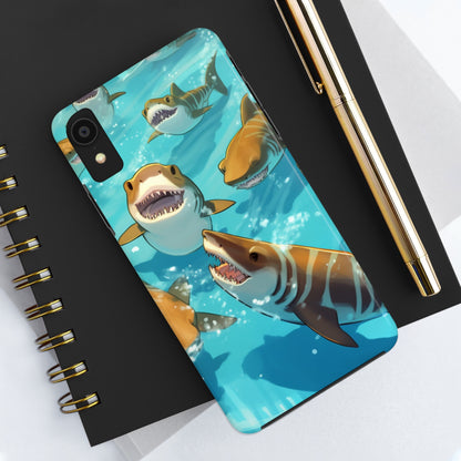 Tiger Shark: Ocean Marine Wildlife - Underwater - Tough Phone Cases