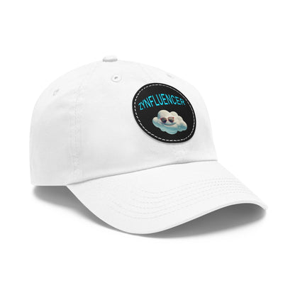 Zynfluencer - Dad Hat with Leather Patch (Round)