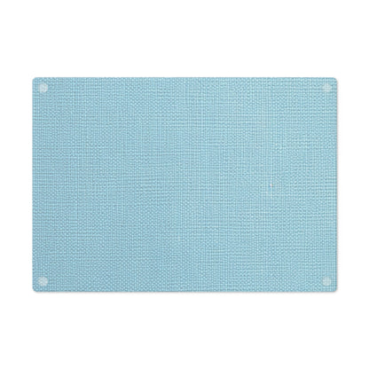 Bright Aqua Teal: Denim-Inspired Refreshing Blue Summer Fabric - Cutting Board