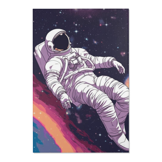 Astro Pioneer - Star-filled Galaxy Illustration - Area Rugs