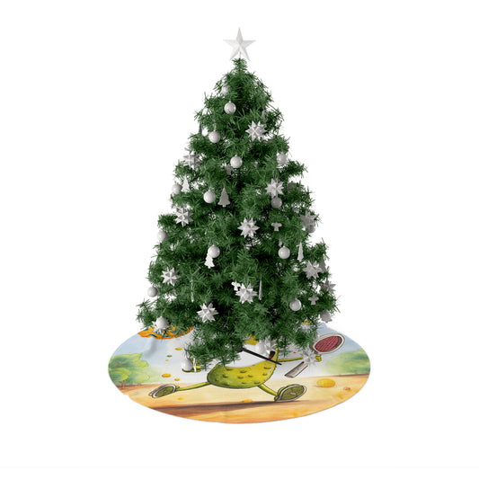 Pickleball Play: Pickle Sport Action Game, Fast Dink Ball - Christmas Tree Skirts