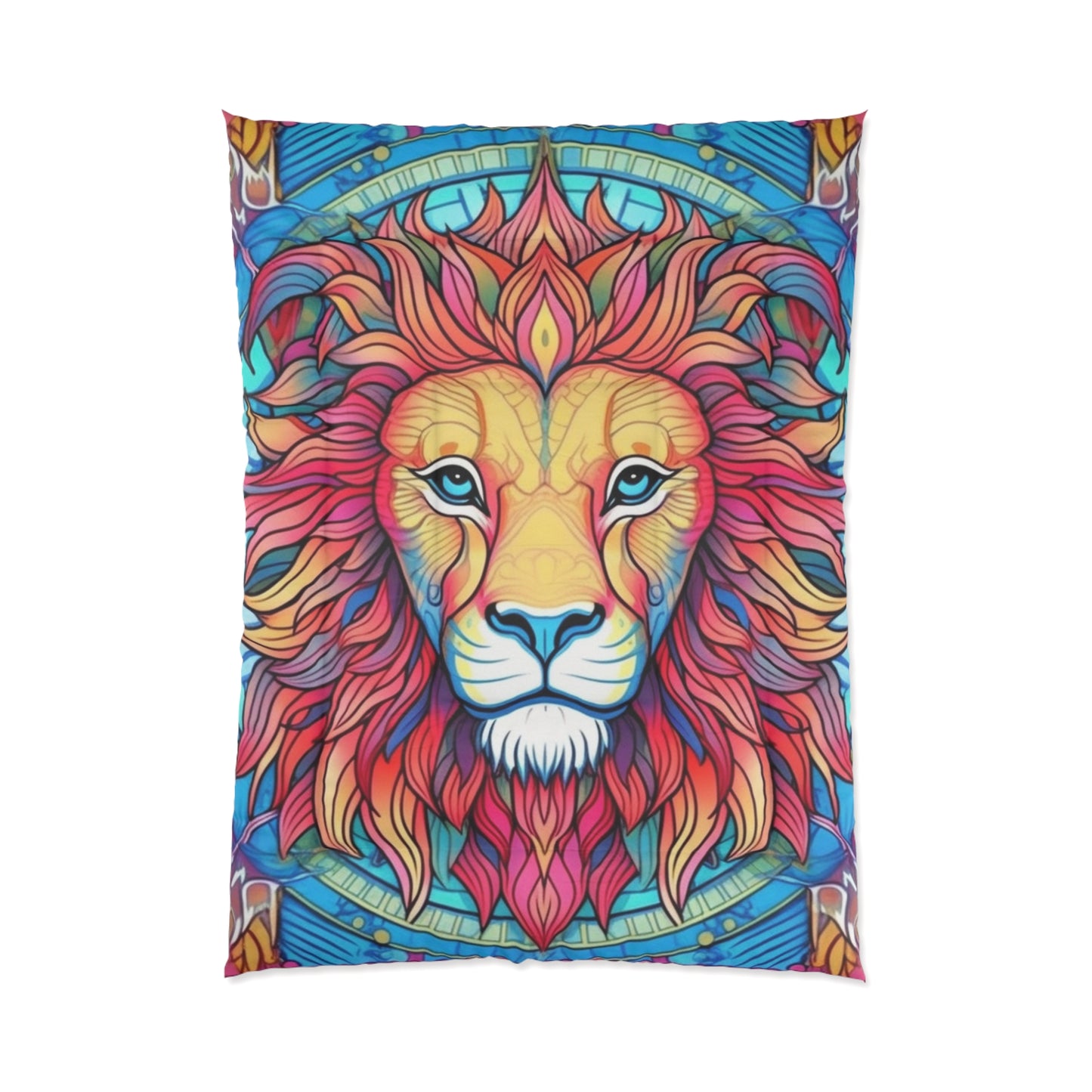 Astrological Leo - Cosmic Zodiac Constellation, Lion Symbol Art - Comforter