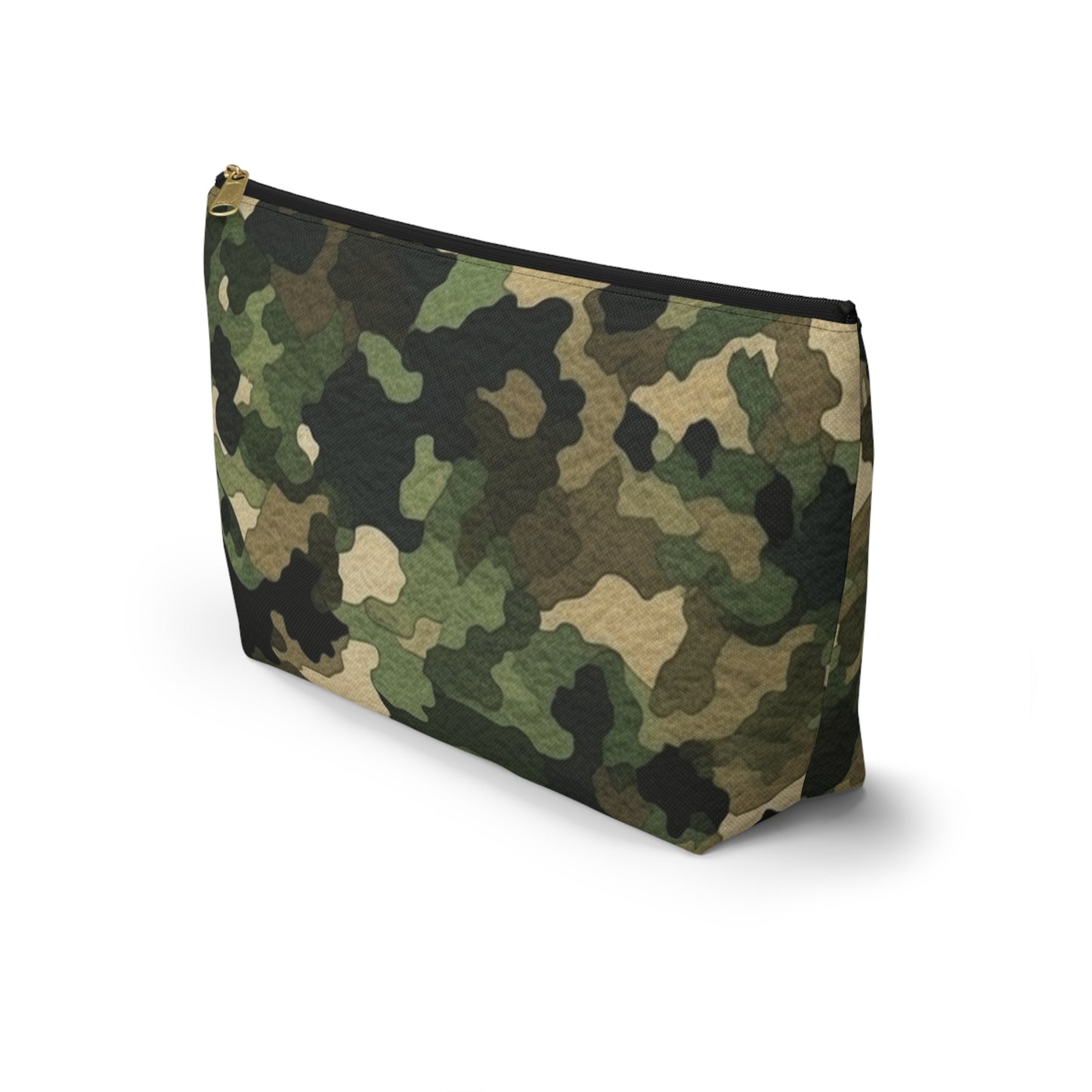 Classic Camo | Camouflage Wrap | Traditional Camo - Accessory Pouch w T-bottom