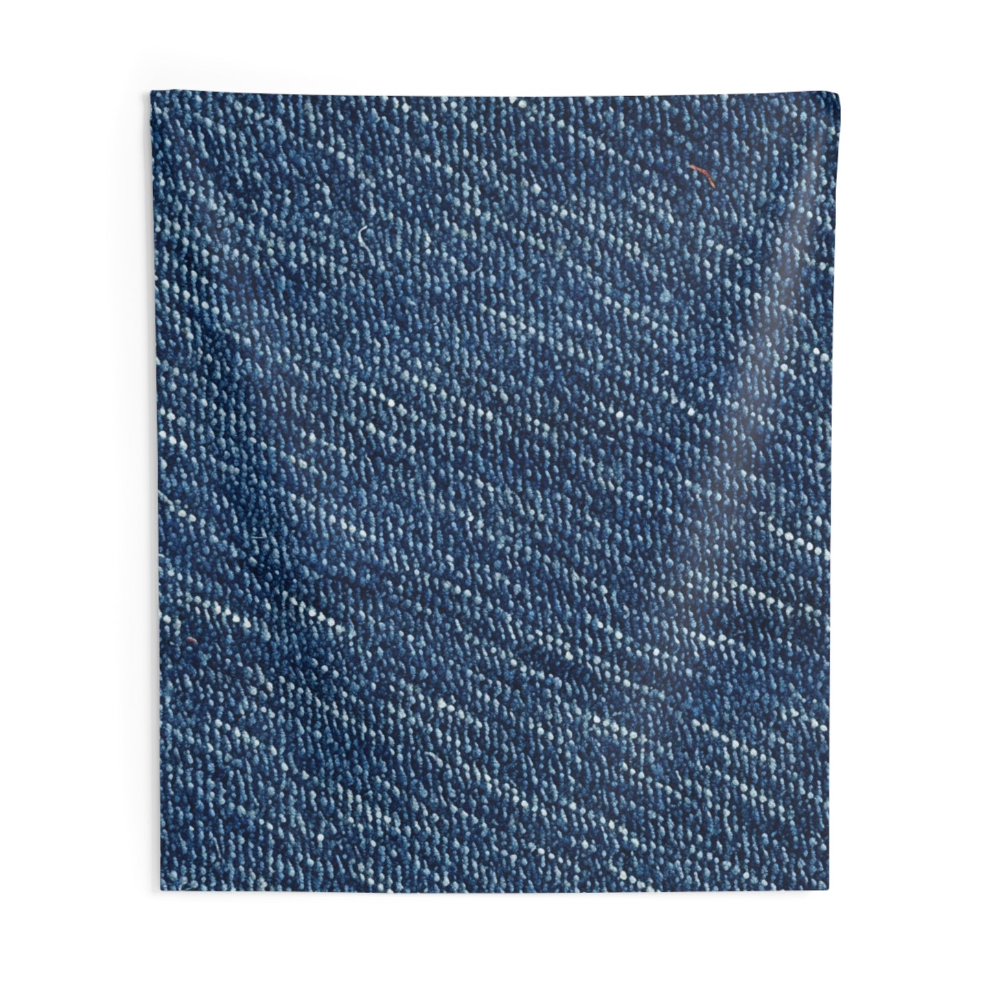 Denim-Inspired Design - Distinct Textured Fabric Pattern - Indoor Wall Tapestries