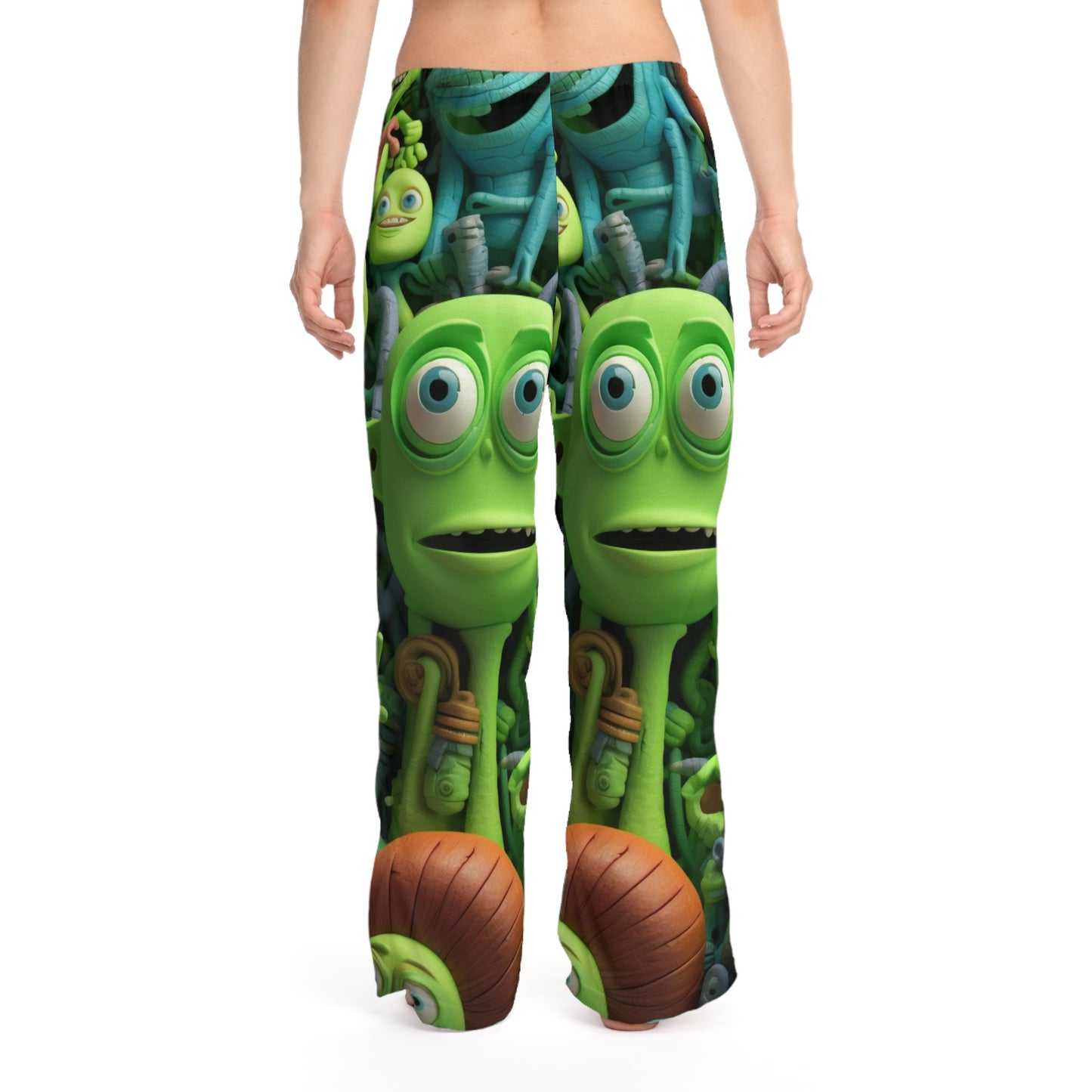 Toy Alien Story Space Character Galactic UFO Anime Cartoon - Women's Pajama Pants (AOP)