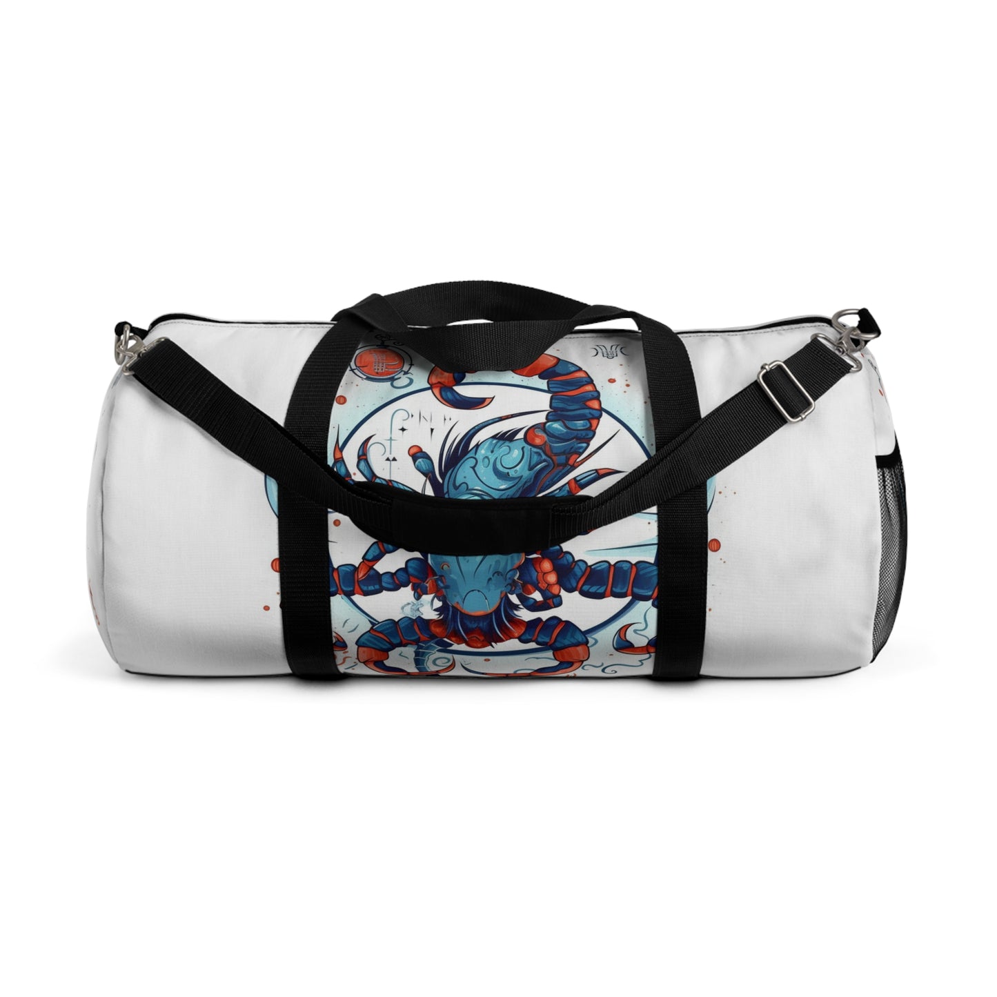 Cute Scorpio Zodiac Sign - Big Claws, Long Tail Cosmic Astrology Symbol - Duffel Bag