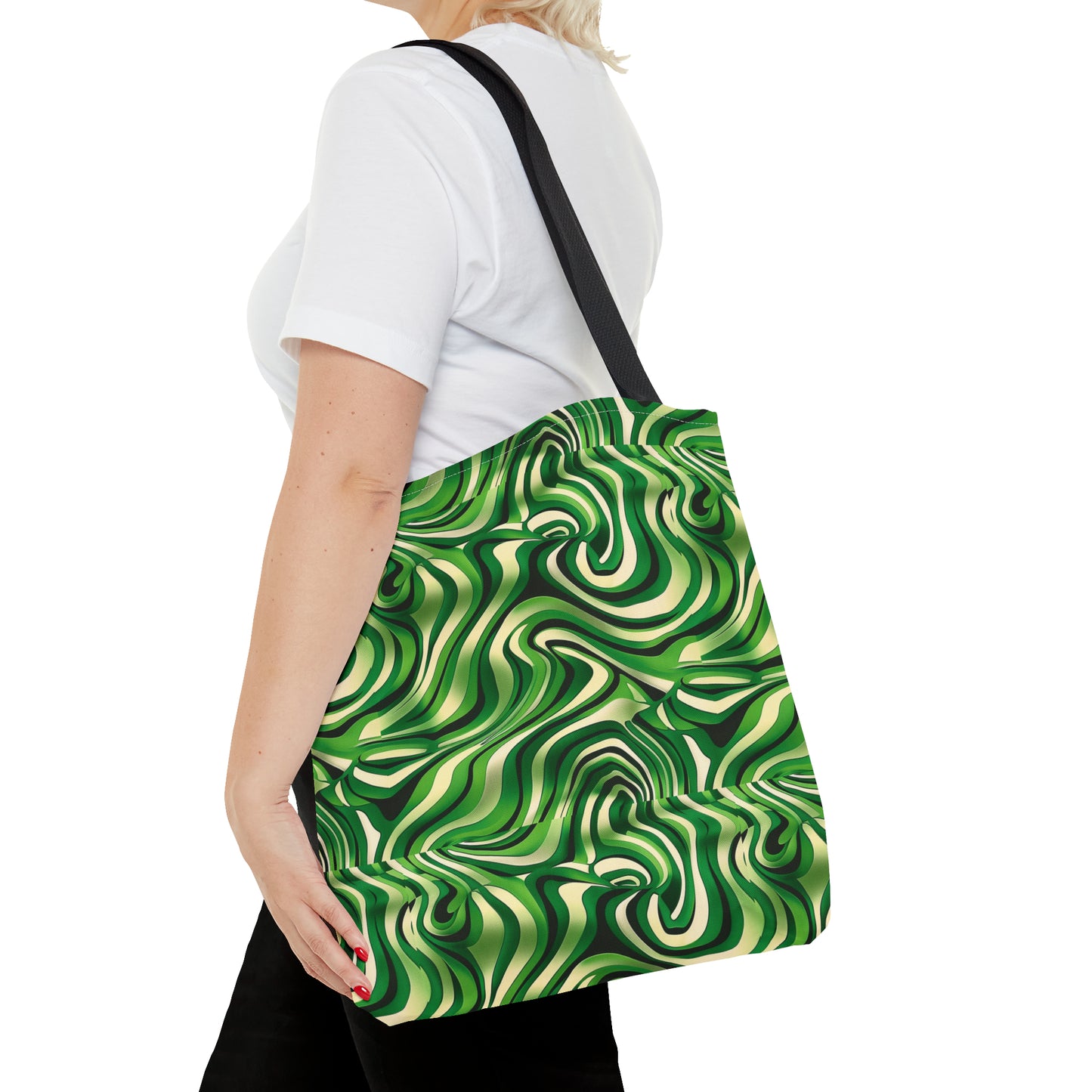 Disco Zebra Green - Tote Bag (AOP)