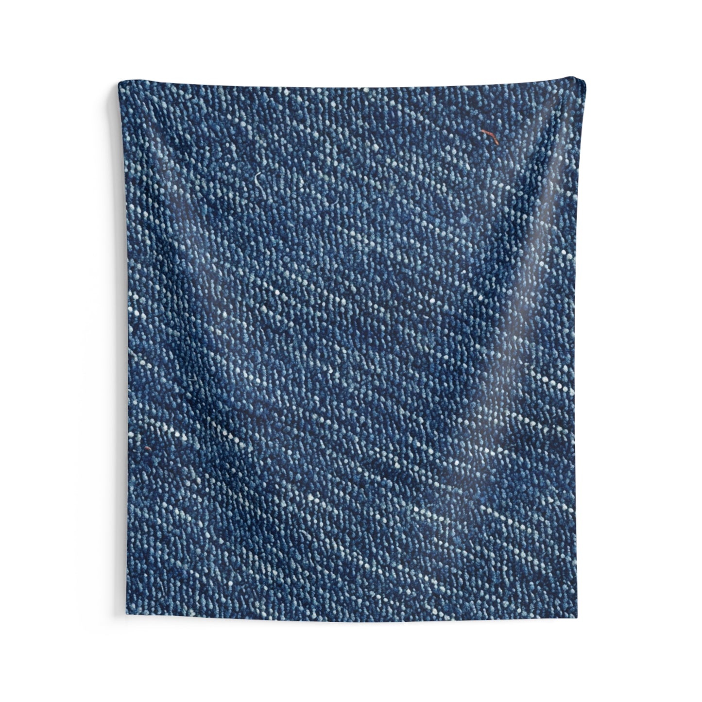 Denim-Inspired Design - Distinct Textured Fabric Pattern - Indoor Wall Tapestries