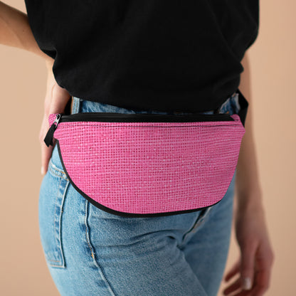 Doll-Like Pink Denim Designer Fabric Style - Fanny Pack