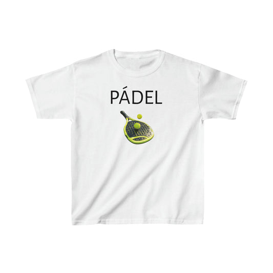 Padel Tennis, Not Paddle Tennis, Padel Sport Game, Kids Heavy Cotton™ Tee