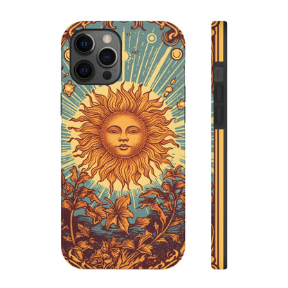 Sun Tarot Card Symbol of Growth, Life, and Radiance - Tough Phone Cases