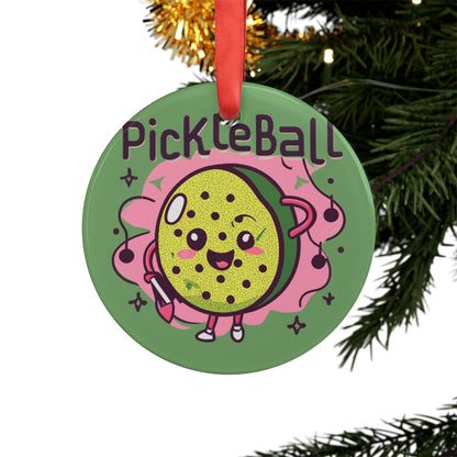 Pickleball kawaii - Sport Anime - Acrylic Ornament with Ribbon