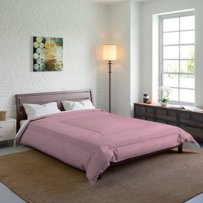 Blushing Garment Dye Pink: Denim-Inspired, Soft-Toned Fabric - Comforter