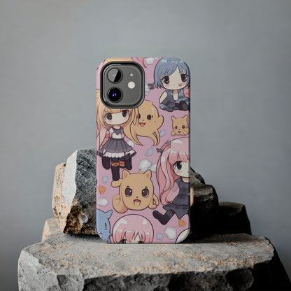 Kawaii Anime Girls: Cute and Adorable Manga Inspired Design - Tough Phone Cases