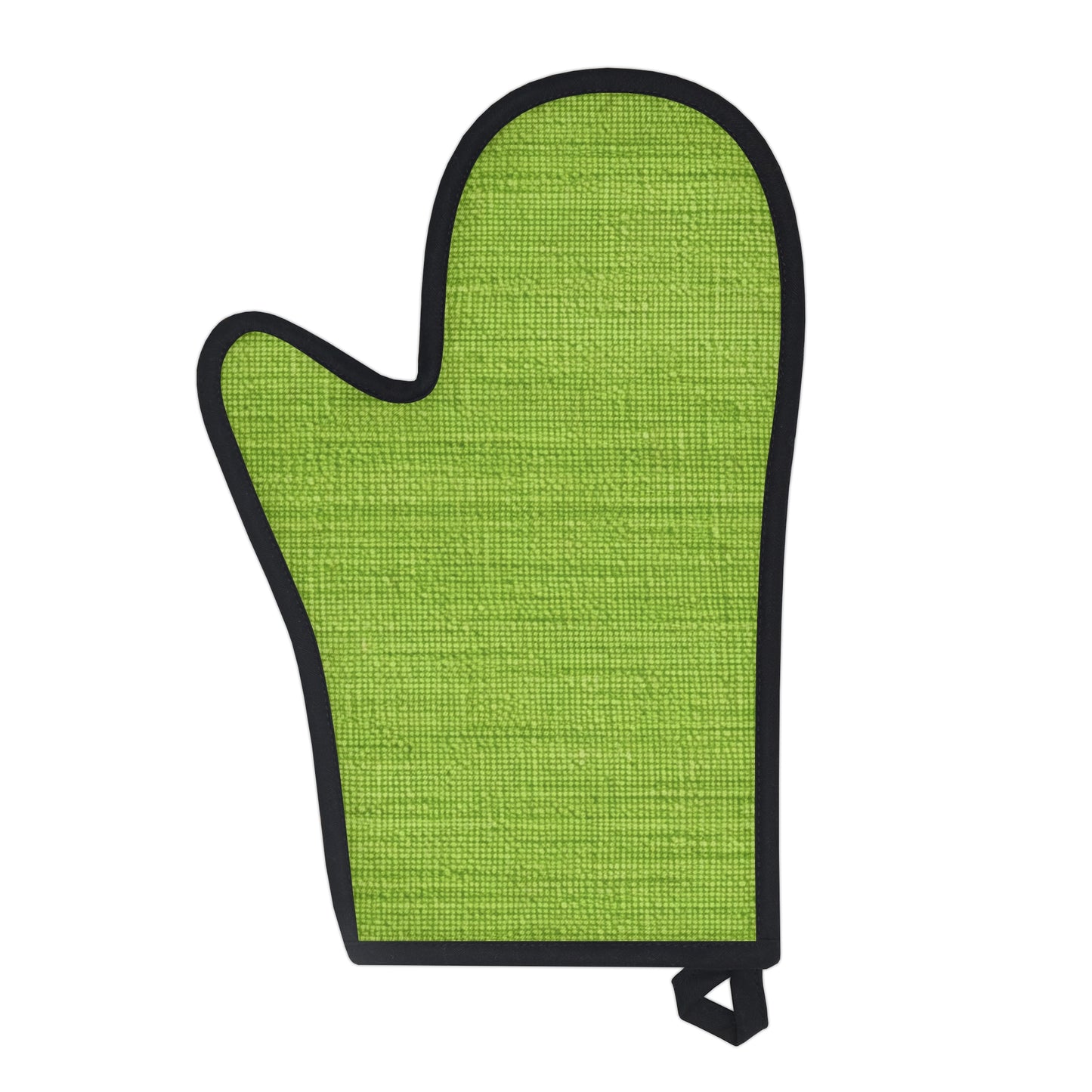 Lush Grass Neon Green: estilo de tela primaveral inspirado en la mezclilla - Oven Glove