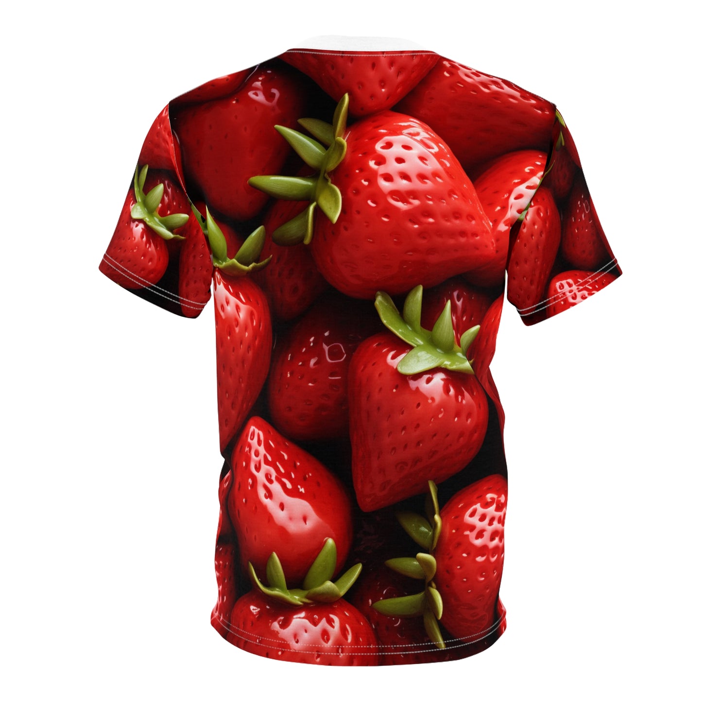 Strawberry Patch Picks: Home Decor and Gifts for the Ultimate Berry Fan - Unisex Cut & Sew Tee (AOP)