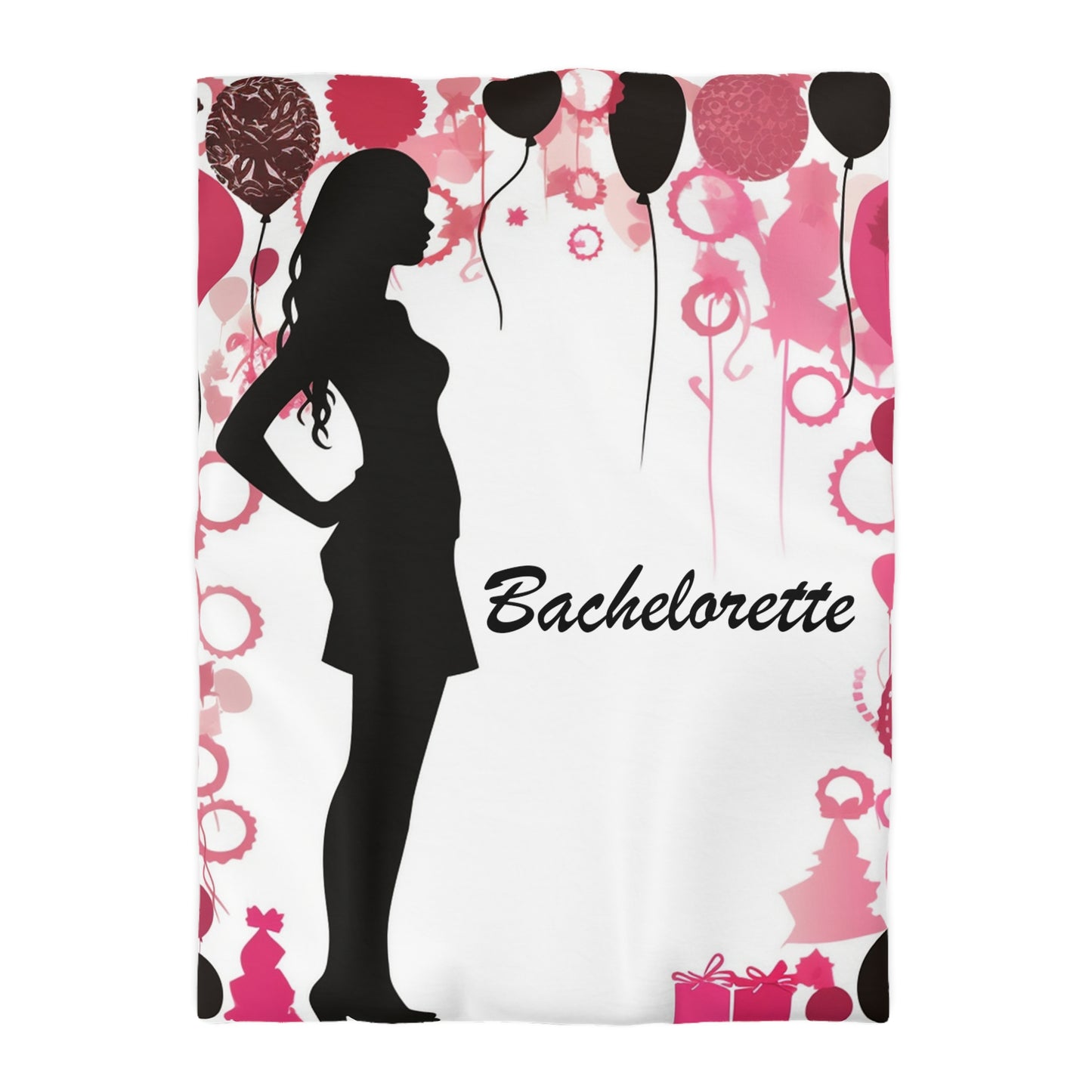 Bachelorette Fiesta Fun & Sassy Bride-to-Be Party - Microfiber Duvet Cover