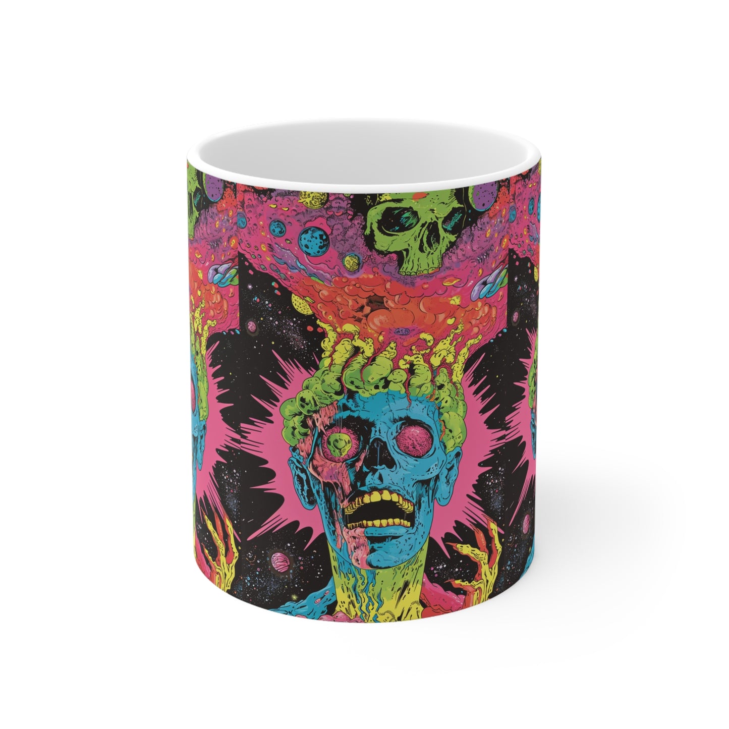 cosmic horror psychadelic, Ceramic Mug 11oz