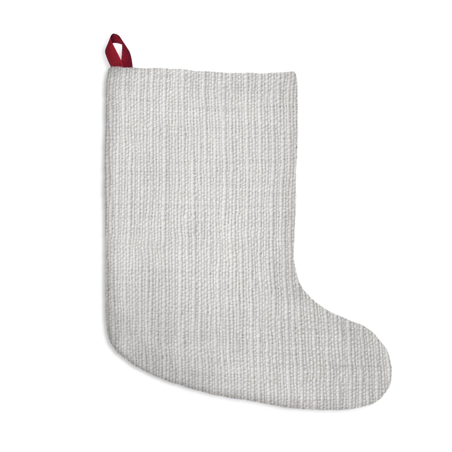 Chic White Denim-Style Fabric, Luxurious & Stylish Material - Christmas Stockings