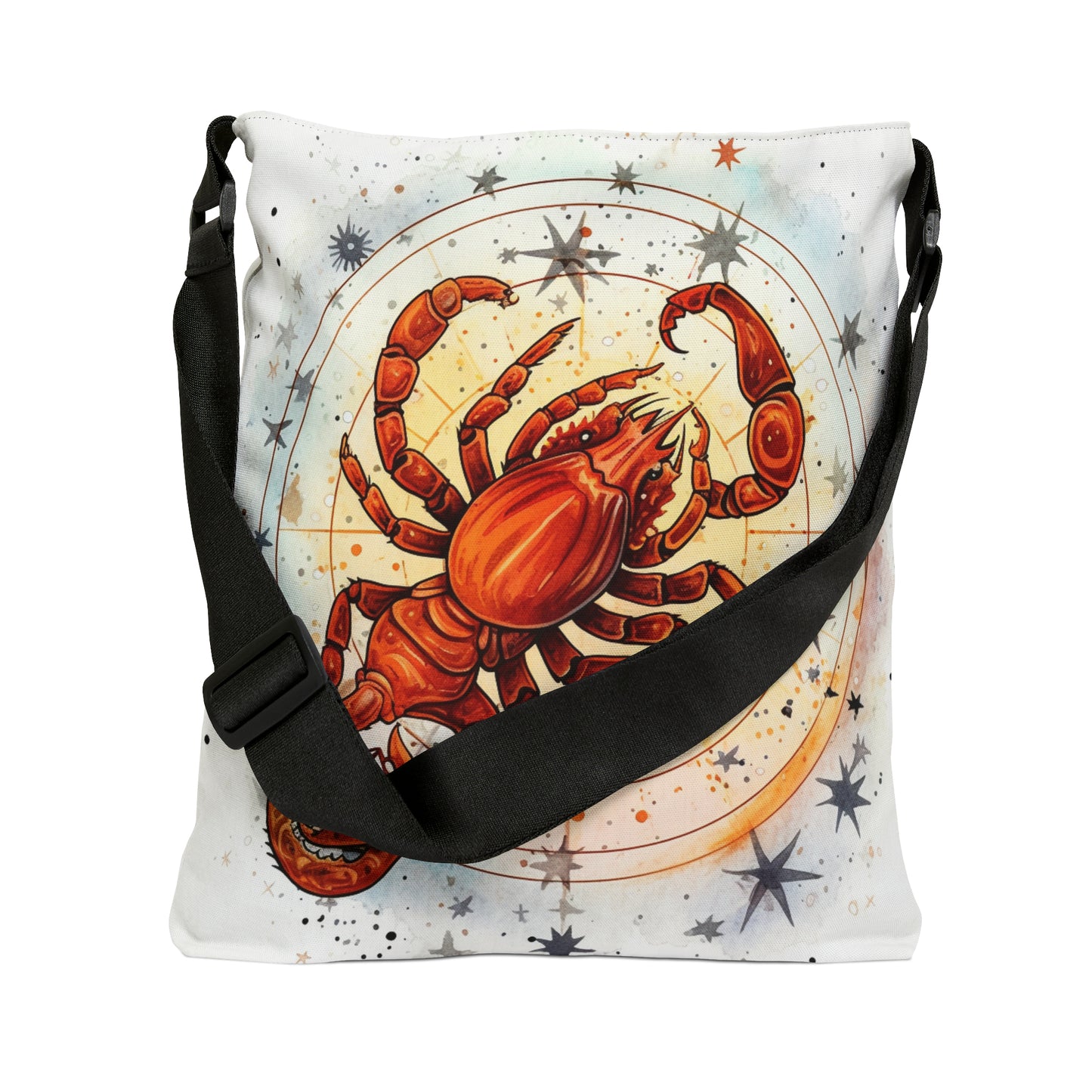 Prickly Scorpio Astrology - Sharp Zodiac Scorpion Celestial Horoscope - Adjustable Tote Bag (AOP)