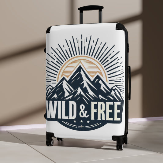 Wild and Free - Outdoor Adventure - Suitcase