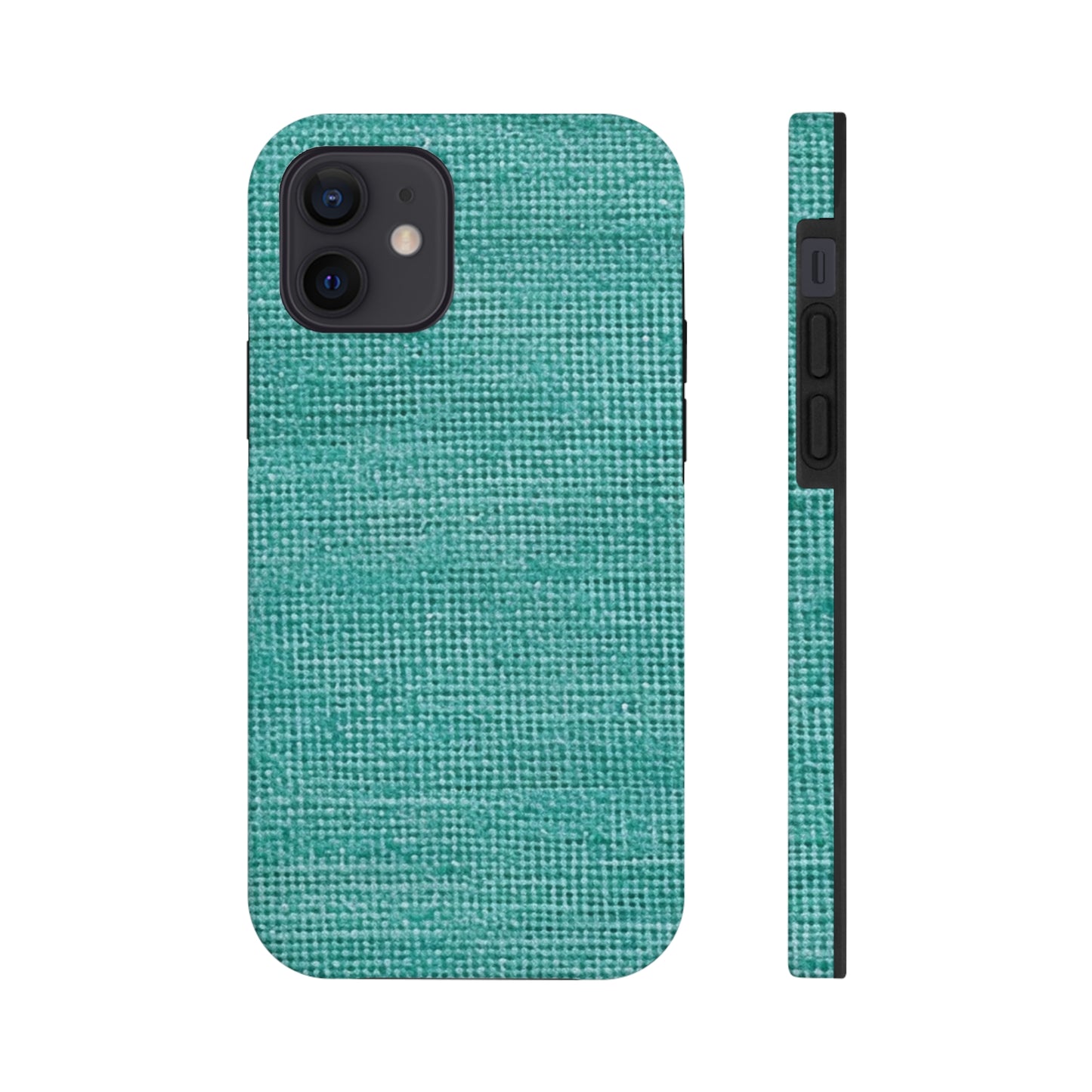 Quality Mint Turquoise Denim Fabric Deisgn, Stylish Material - Tough Phone Cases