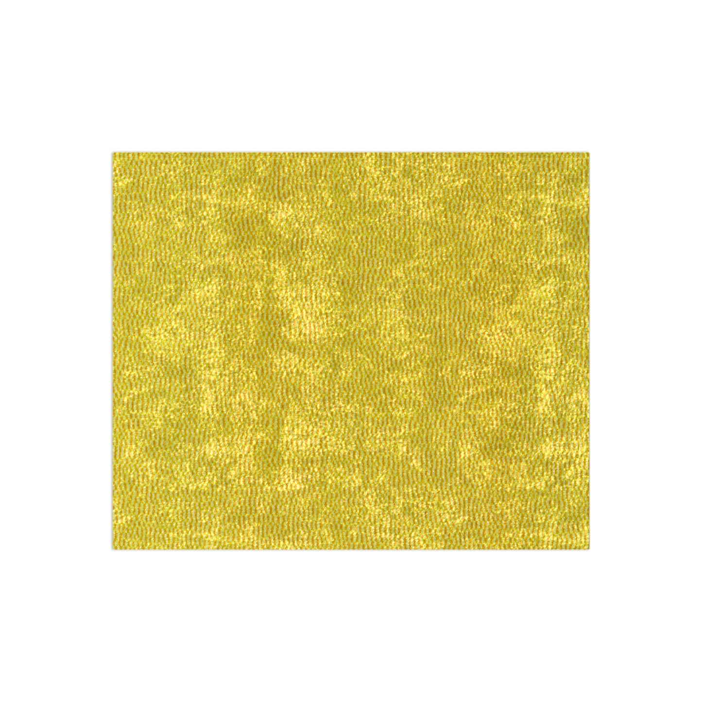 Sunshine Yellow Lemon: Denim-Inspired, Cheerful Fabric - Crushed Velvet Blanket