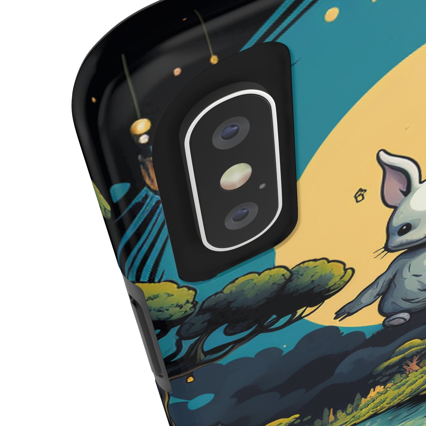 White Rabbit Mystery Psychedelic Fantasy Anime Cartoon Bunny - Tough Phone Cases