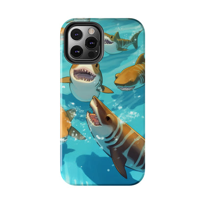 Tiger Shark: Ocean Marine Wildlife - Underwater - Tough Phone Cases