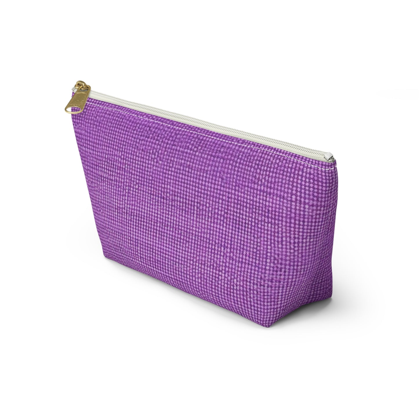 Hyper Iris Orchid Red: Denim-Inspired, Bold Style - Accessory Pouch w T-bottom