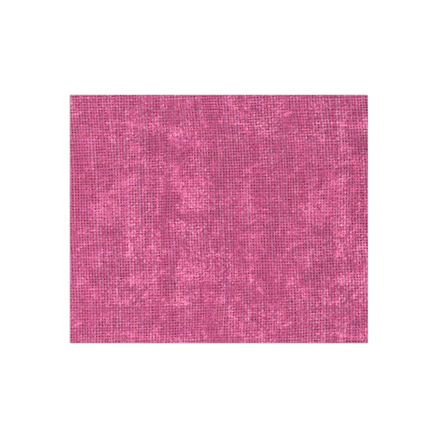 Doll-Like Pink Denim Designer Fabric Style - Crushed Velvet Blanket