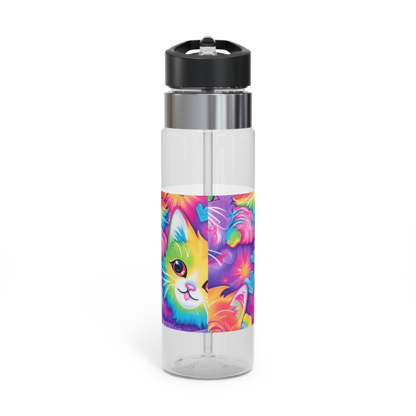 Happy Kitten & Cat Design - Vivid, Colorful & Eye-Catching - Kensington Tritan™ Sport Bottle, 20oz