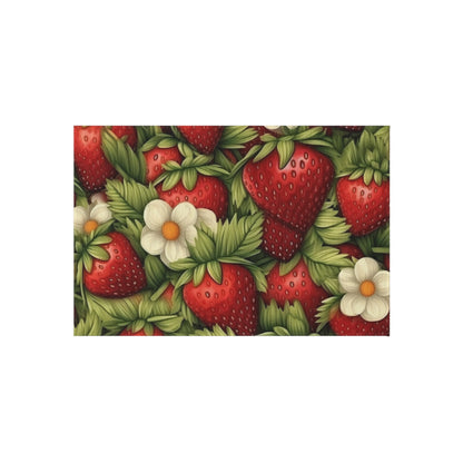 Strawberry Euphoria: The Ultimate Guide to Celebrating Life's Sweetest BerryOutdoor Rug