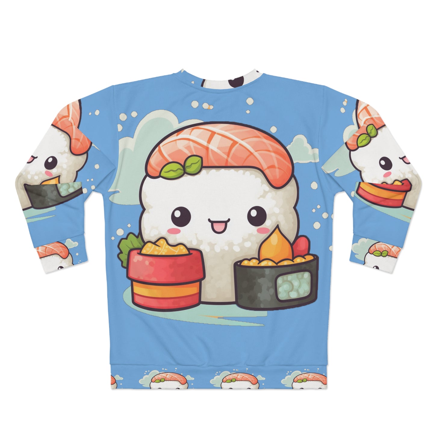 Anime Sushi - Japanese Cute kawaii - Otaku Gift - Unisex Sweatshirt (AOP)