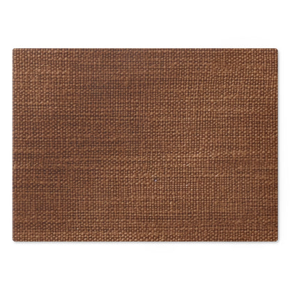 Luxe Dark Brown: Denim-Inspired, Distinctively Textured Fabric - Cutting Board