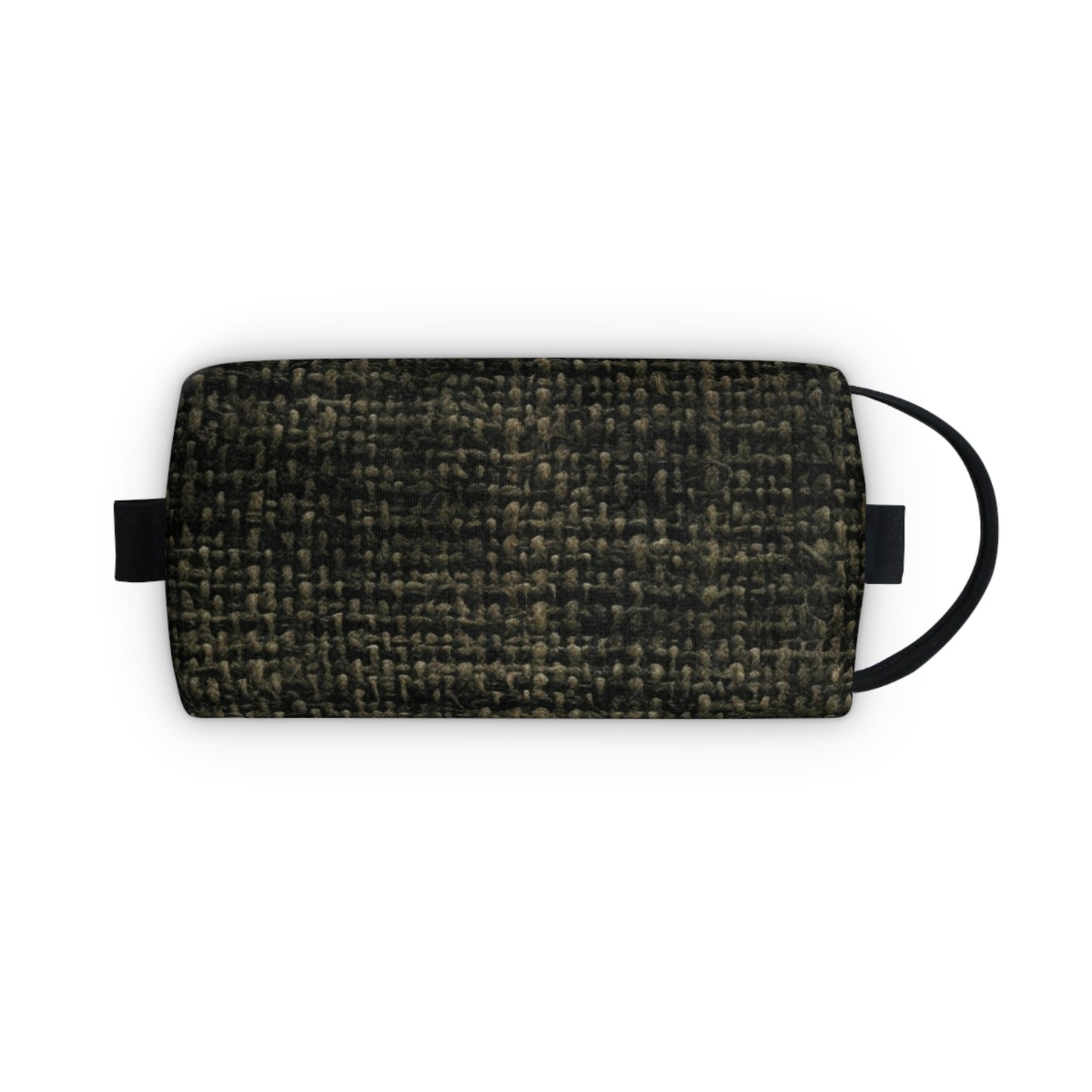 Sophisticated Seamless Texture - Black Denim-Inspired Fabric - Toiletry Bag