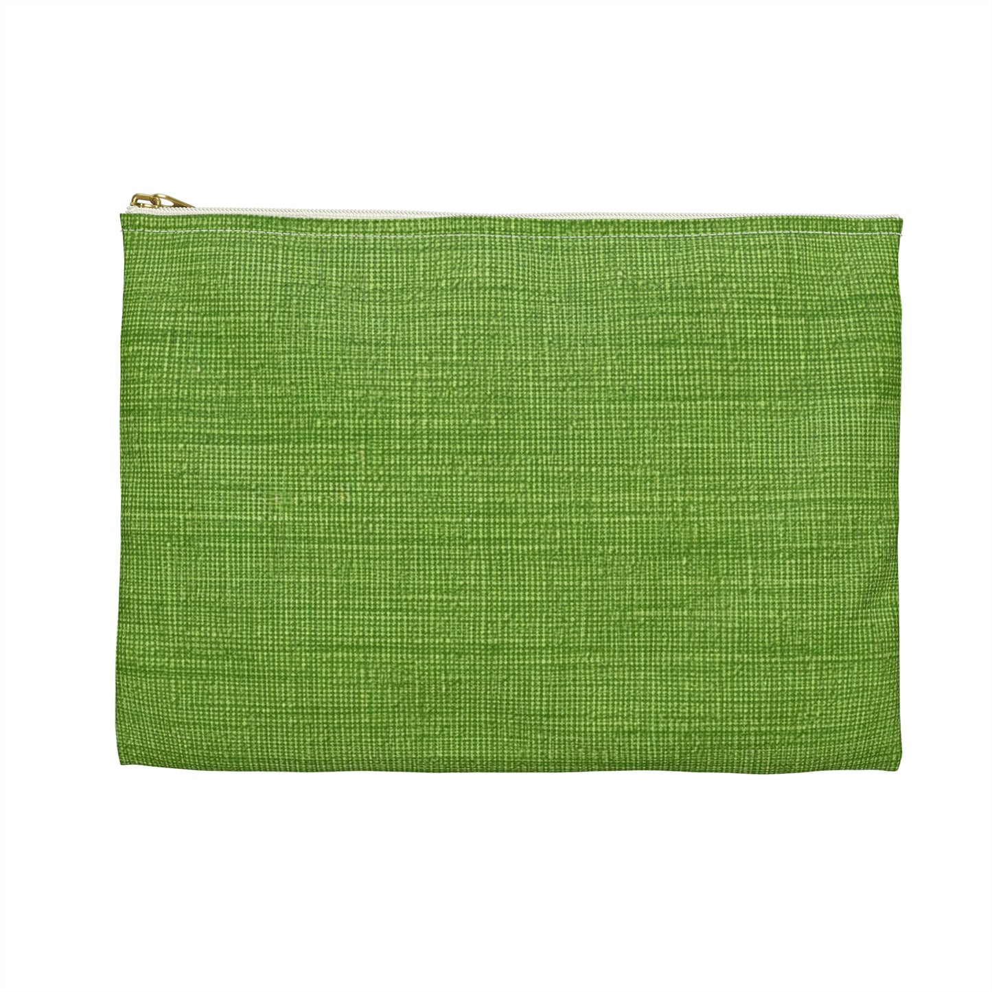 Estilo vaquero verde oliva: tela texturizada y sin costuras - Bolsa para accesorios 