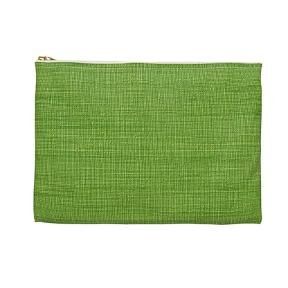 Estilo vaquero verde oliva: tela texturizada y sin costuras - Bolsa para accesorios 