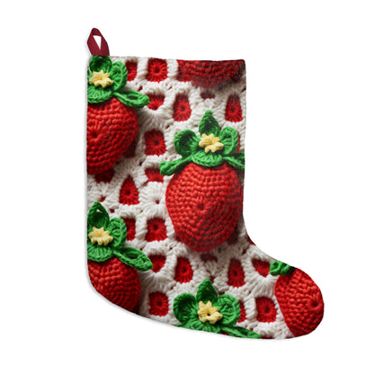 Strawberry Crochet Pattern - Amigurumi Strawberries - Fruit Design for Home and Gifts - Christmas Stockings