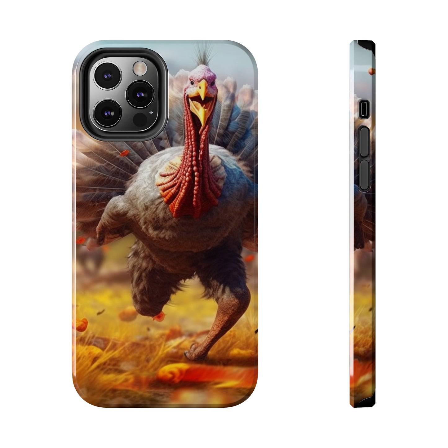 Thanksgiving Trot Turkey Run Athlete Sprint Racer Holiday Feast Dinner - Tough Phone Cases